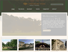 Tablet Screenshot of cornburypark.co.uk